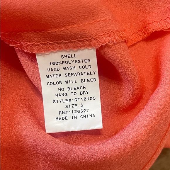 SIS SIS Coral Ruffle Blouse - Size S - Picture 5 of 12